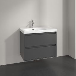 Villeroy & Boch Skyla szafka 77,2x43,9x59,6 cm podumywalkowa wisząca lewa Graphite C79800VR