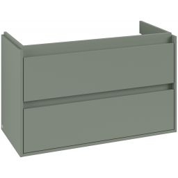 Villeroy & Boch Skyla szafka 97,2x43,9x59,6 cm podumywalkowa wisząca Soft Green C79900AF