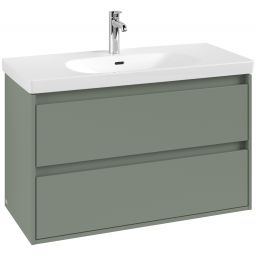 Villeroy & Boch Skyla szafka 97,2x43,9x59,6 cm podumywalkowa wisząca Soft Green C79900AF