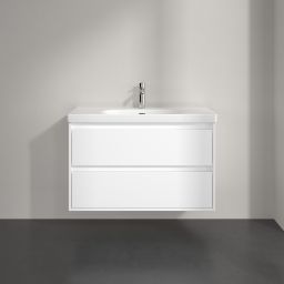 Villeroy & Boch Skyla szafka 97,2x43,9x59,6 cm podumywalkowa wisząca Brilliant White C79900VE
