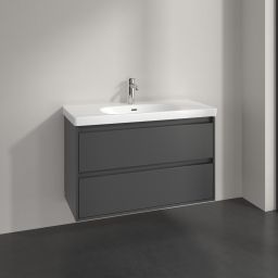 Villeroy & Boch Skyla szafka 97,2x43,9x59,6 cm podumywalkowa wisząca Graphite C79900VR