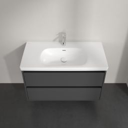 Villeroy & Boch Skyla szafka 97,2x43,9x59,6 cm podumywalkowa wisząca Graphite C79900VR