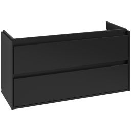 Villeroy & Boch Skyla szafka 117,2x43,9x59,6 cm podumywalkowa wisząca Volcano Black C80000VL