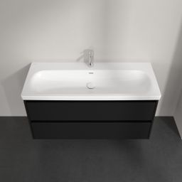 Villeroy & Boch Skyla szafka 117,2x43,9x59,6 cm podumywalkowa wisząca Volcano Black C80000VL