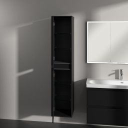 Villeroy & Boch Skyla szafka 35x34,8x170 cm boczna wisząca lewa Volcano Black C80100VL