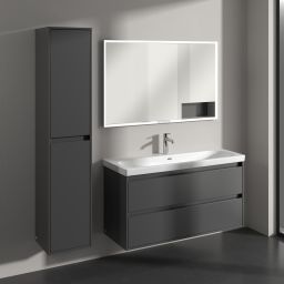 Villeroy & Boch Skyla szafka 35x34,8x170 cm boczna wisząca lewa Graphite C80100VR