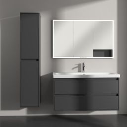 Villeroy & Boch Skyla szafka 35x34,8x170 cm boczna wisząca lewa Graphite C80100VR