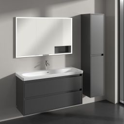 Villeroy & Boch Skyla szafka 35x34,8x170 cm boczna wisząca prawa Graphite C80101VR