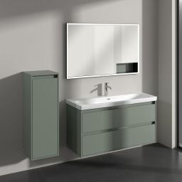 Villeroy & Boch Skyla szafka 35x34,9x100 cm boczna wisząca lewa Soft Green C80200AF