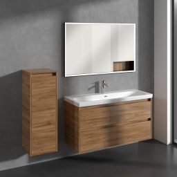 Villeroy & Boch Skyla szafka 35x34,9x100 cm boczna wisząca lewa Oak Kansas C80200RH
