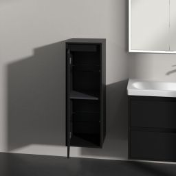 Villeroy & Boch Skyla szafka 35x34,9x100 cm boczna wisząca lewa Volcano Black C80200VL