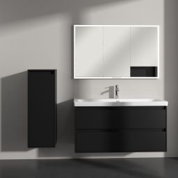 Villeroy & Boch Skyla szafka 35x34,9x100 cm boczna wisząca lewa Volcano Black C80200VL