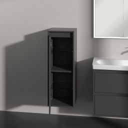 Villeroy & Boch Skyla szafka 35x34,9x100 cm boczna wisząca lewa Graphite C80200VR