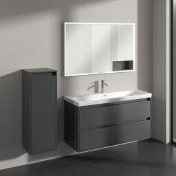 Villeroy & Boch Skyla szafka 35x34,9x100 cm boczna wisząca lewa Graphite C80200VR