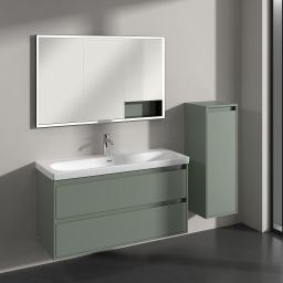 Villeroy & Boch Skyla szafka 35x34,9x100 cm boczna wisząca prawa Soft Green C80201AF