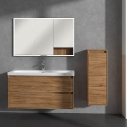 Villeroy & Boch Skyla szafka 35x34,9x100 cm boczna wisząca prawa Oak Kansas C80201RH