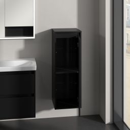 Villeroy & Boch Skyla szafka 35x34,9x100 cm boczna wisząca prawa Volcano Black C80201VL