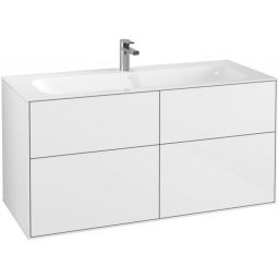 Villeroy & Boch Finion szafka 119,6 podumywalkowa wisząca Glossy White Lacquer F05000GF