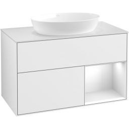 Villeroy & Boch Finion szafka 100x50,1x60,3 cm podumywalkowa wisząca biała GA21GFGF