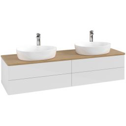 Villeroy & Boch Antao szafka 160x50x36 cm podumywalkowa wisząca biała-dab K28051GF