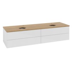 Villeroy & Boch Antao szafka 160x50x36 cm podumywalkowa wisząca biała-dab K28051GF