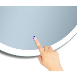 Venti Ringo lustro 50x50 cm okrągłe z oświetleniem