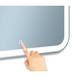 Venti Prima lustro 50x70 cm prostokątne z oświetleniem