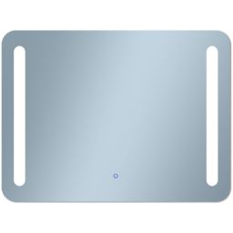 Venti Como lustro 80x60 cm prostokątne z oświetleniem