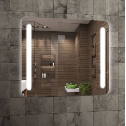 Venti Como lustro 80x60 cm prostokątne z oświetleniem