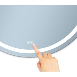 Venti Faro lustro 80 cm okrągłe z oświetleniem z matą grzewczą