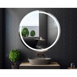 Venti Faro lustro 80 cm okrągłe z oświetleniem z matą grzewczą