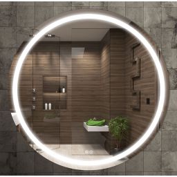 Venti Faro lustro 60 cm okrągłe z oświetleniem z matą grzewczą