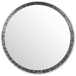 Zuma Line lustro 60x60 cm okrągłe z oświetleniem D2309