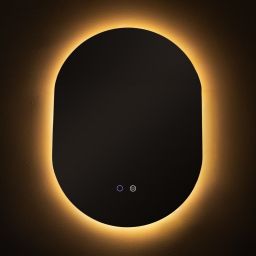 Zuma Line lustro 50x70 cm owalne z oświetleniem z matą grzewczą D3002