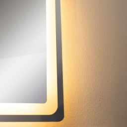 Zuma Line lustro 70x50 cm prostokątne z oświetleniem transparentne D3003