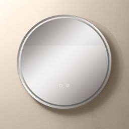 Zuma Line lustro 60x60 cm okrągłe z oświetleniem z matą grzewczą D3004-60