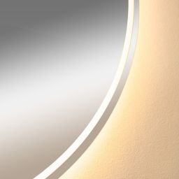 Zuma Line lustro 80x80 cm okrągłe z oświetleniem z matą grzewczą D3004-80