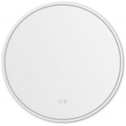 Zuma Line lustro 80x80 cm okrągłe z oświetleniem z matą grzewczą D3004-80