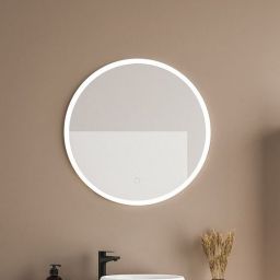 Zuma Line lustro 60x60 cm okrągłe z oświetleniem D2311