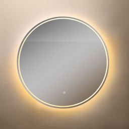 Zuma Line lustro 80x80 cm okrągłe z oświetleniem z matą grzewczą D3004-80