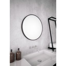 Dubiel Vitrum Nico lustro 70 cm okrągłe czarne