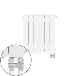 KFA Armatura ADR500 grzejnik pokojowy 57x48,3 cm podłączenie dolne biały 763-062-44