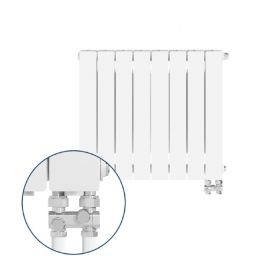 KFA Armatura ADR500 grzejnik pokojowy 57x64,4 cm podłączenie dolne biały 763-082-44