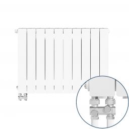 KFA Armatura ADR500 grzejnik pokojowy 57x80,5 cm podłączenie dolne biały 763-104-44