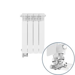 KFA Armatura G500F/D/4 grzejnik pokojowy 57,2x32,2 cm podłączenie dolne biały 789-043-44