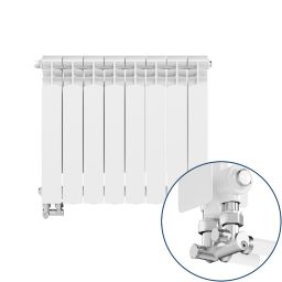 KFA Armatura G500F/D/8 grzejnik pokojowy 57,2x64,4 cm podłączenie dolne biały 789-083-44