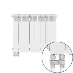 KFA Armatura G500F/D/8 grzejnik pokojowy 57,2x64,4 cm podłączenie dolne biały 789-084-44