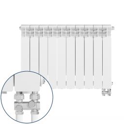 KFA Armatura G500F/D/10 grzejnik pokojowy 57,2x80,5 cm podłączenie dolne biały 789-102-44