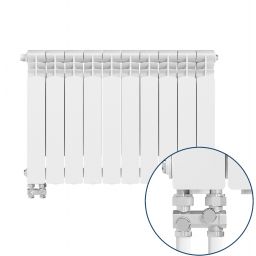 KFA Armatura G500F/D/1 grzejnik pokojowy 57,2x80,5 cm podłączenie dolne biały 789-104-44