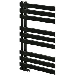 LaVita Flank grzejnik łazienkowy drabinkowy 75x50 cm czarny